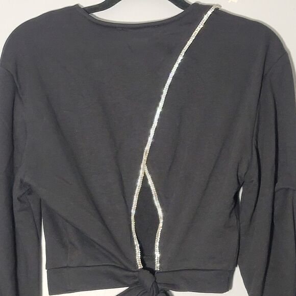 Culpos x INC culposII cutout-back  sweatshirt black size xsmall - Picture 11 of 12